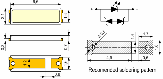 SMD-светодиоды типы, спецификации, SMD-светодиодные знаки
