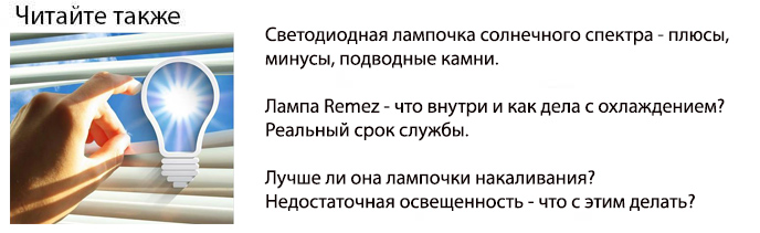 светодиодная лампа солнечного спектра Remez плюсы минусы отзывы