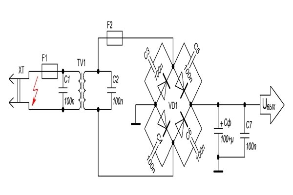 спайка мостового выпрямителя