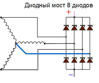 Диодный мост 8 диодов