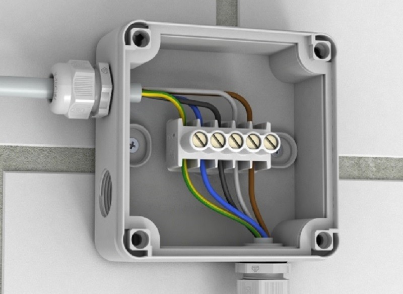 Соединение проводов клеммными колодками