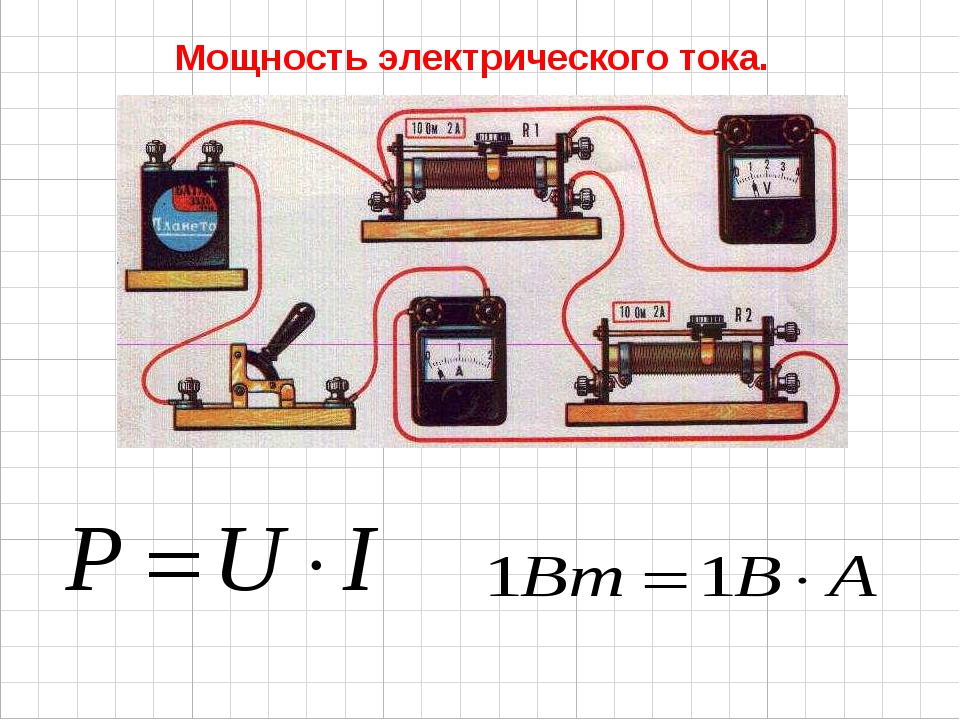 Мощность электрического тока