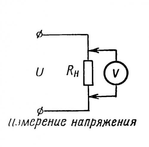 Вольтметр подключают параллельно элементу, на котором измеряют напряжение