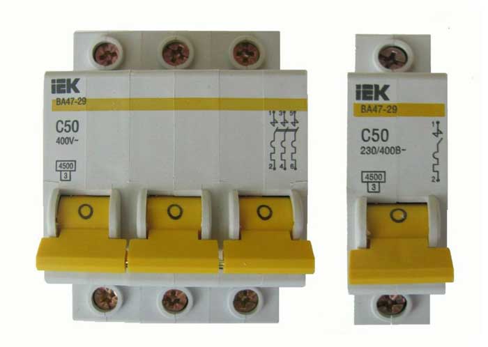 вводной автомат 50 ампер