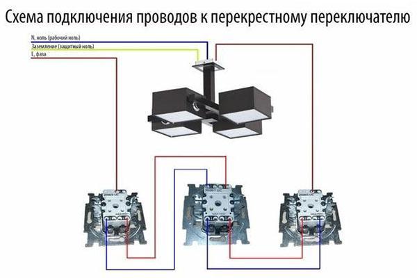 схема подключения проводов