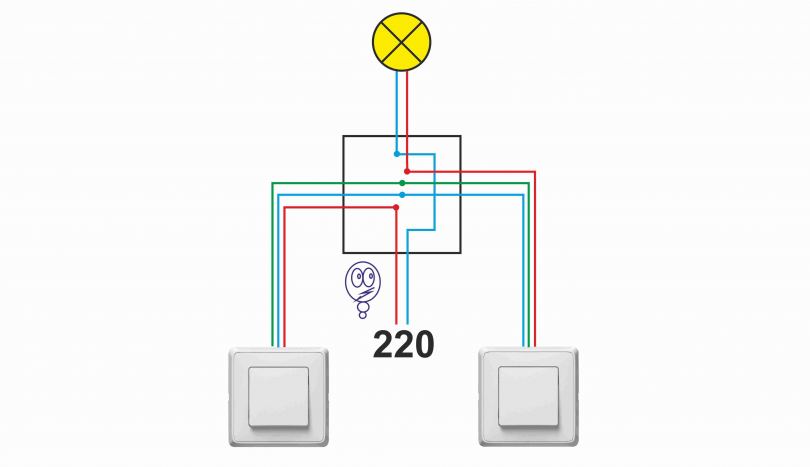 Проходной выключатель - советы по выбору, схема подключения, монтаж и применение выключателя (105 фото)