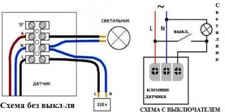 Как подключить датчик движения?