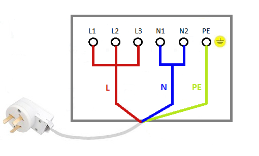 Однофазное подключение электроплиты
