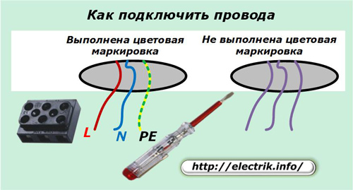 Как подключить провода