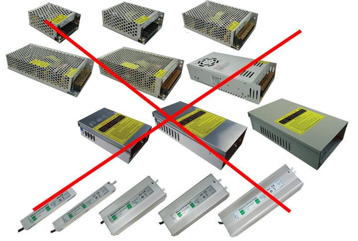 блоки питания не нужны для лент 220В