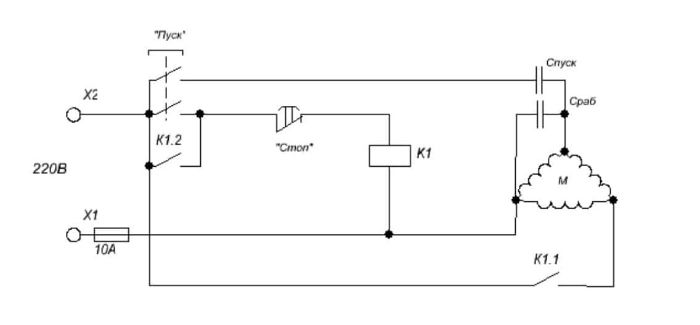 как подключить двигатель 380 на 220