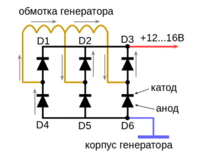 Схема диодного моста