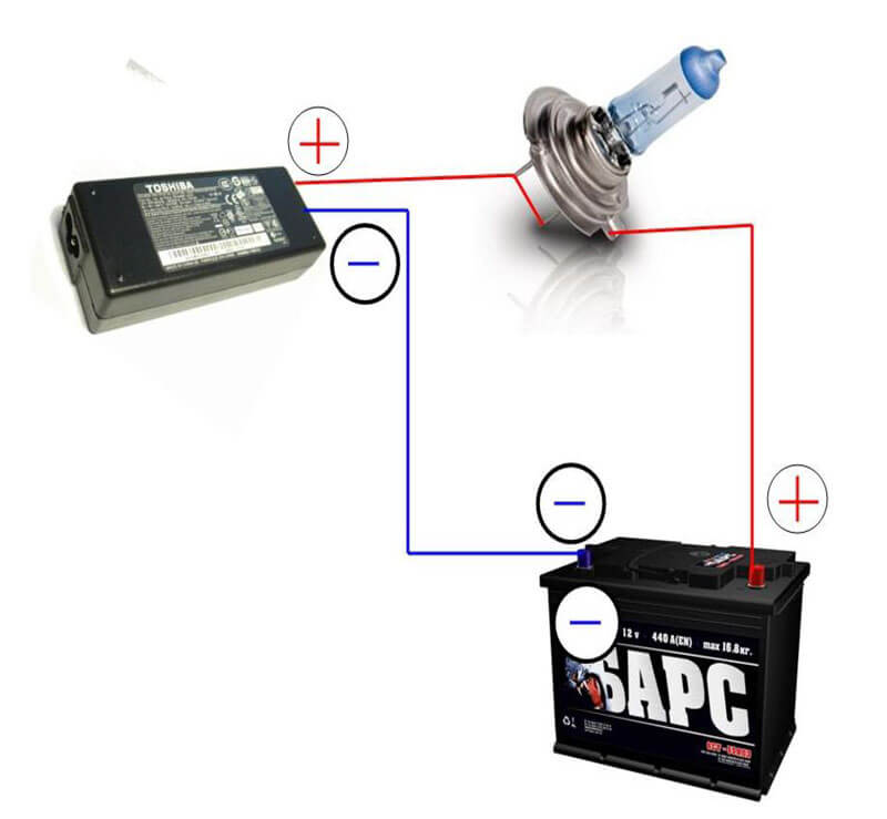 схема зарядного устройства для автомобильного аккумулятора