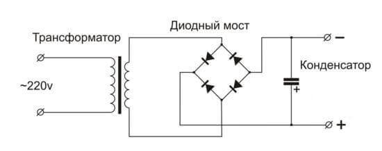 Схема с диодным мостом