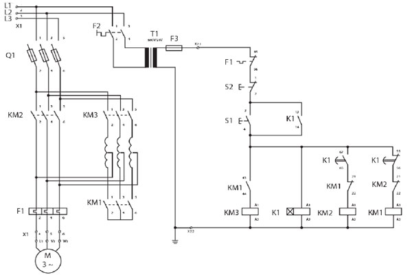 Пускатель электродвигателя описание системы - схема автотрансформаторного пускателя