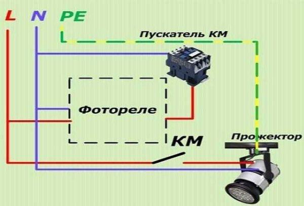 схема подключения