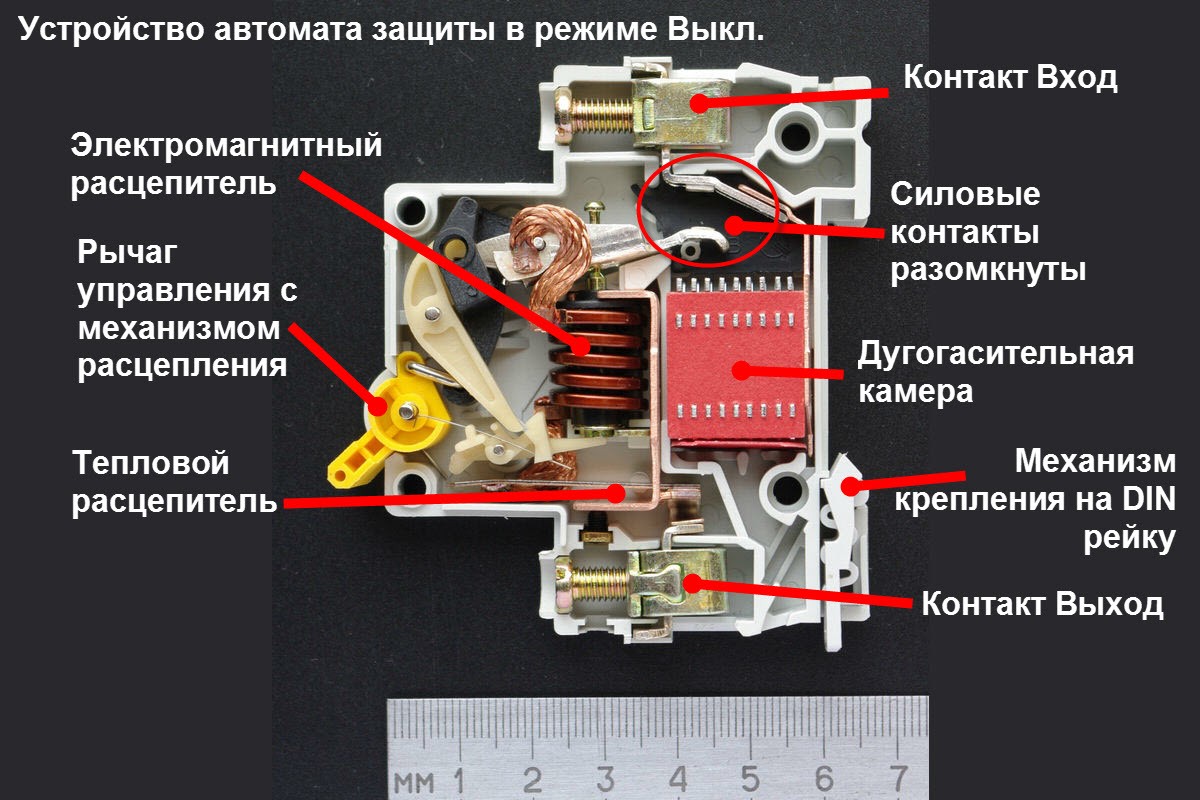 Устройство вводного автомата