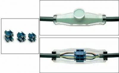 Герметичное соединение проводов на улице