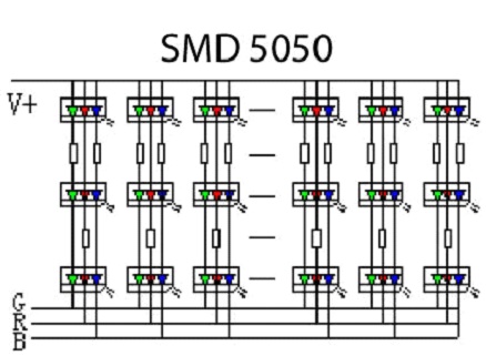 Схема SMD 5050