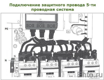 подключение-защитного-провода-5-проводов-1