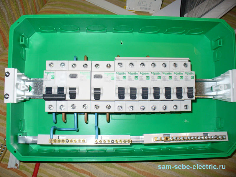 Электропроводка в однокомнатной квартире ч.6 - сборка распределительного щита