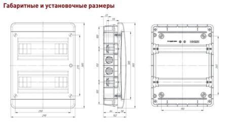 щит электрический в нише