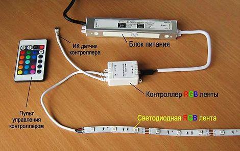 Как сделать светильник из светодиодной ленты своими руками