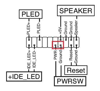 Кнопка Power на Epox.