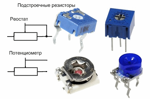 Подстроечные резисторы