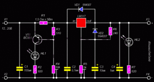 Зарядное устройство на LM317