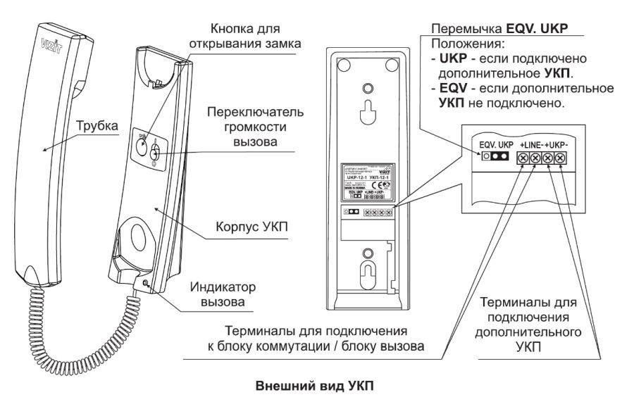 схема соединения домофона для квартиры