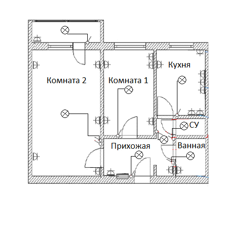 Расчет электропроводки 2