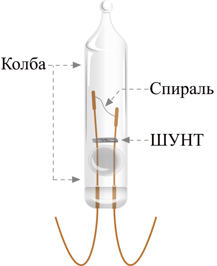 лампочка с перемычкой в гирлянде как устроена