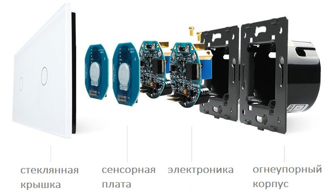 Как работает сенсорный выключатель - схемы подключения