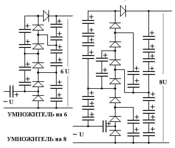 Умножитель в 6 и 8 раз