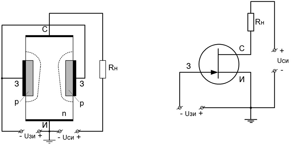  Полевой n-канальный транзистор