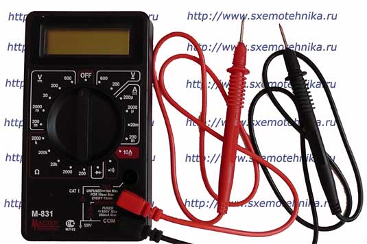 Как пользозаться мультиметром М-831