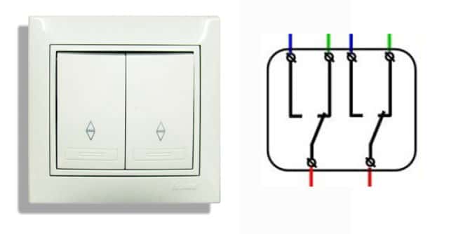 Подключение сквозного выключателя на 2 или 3 места